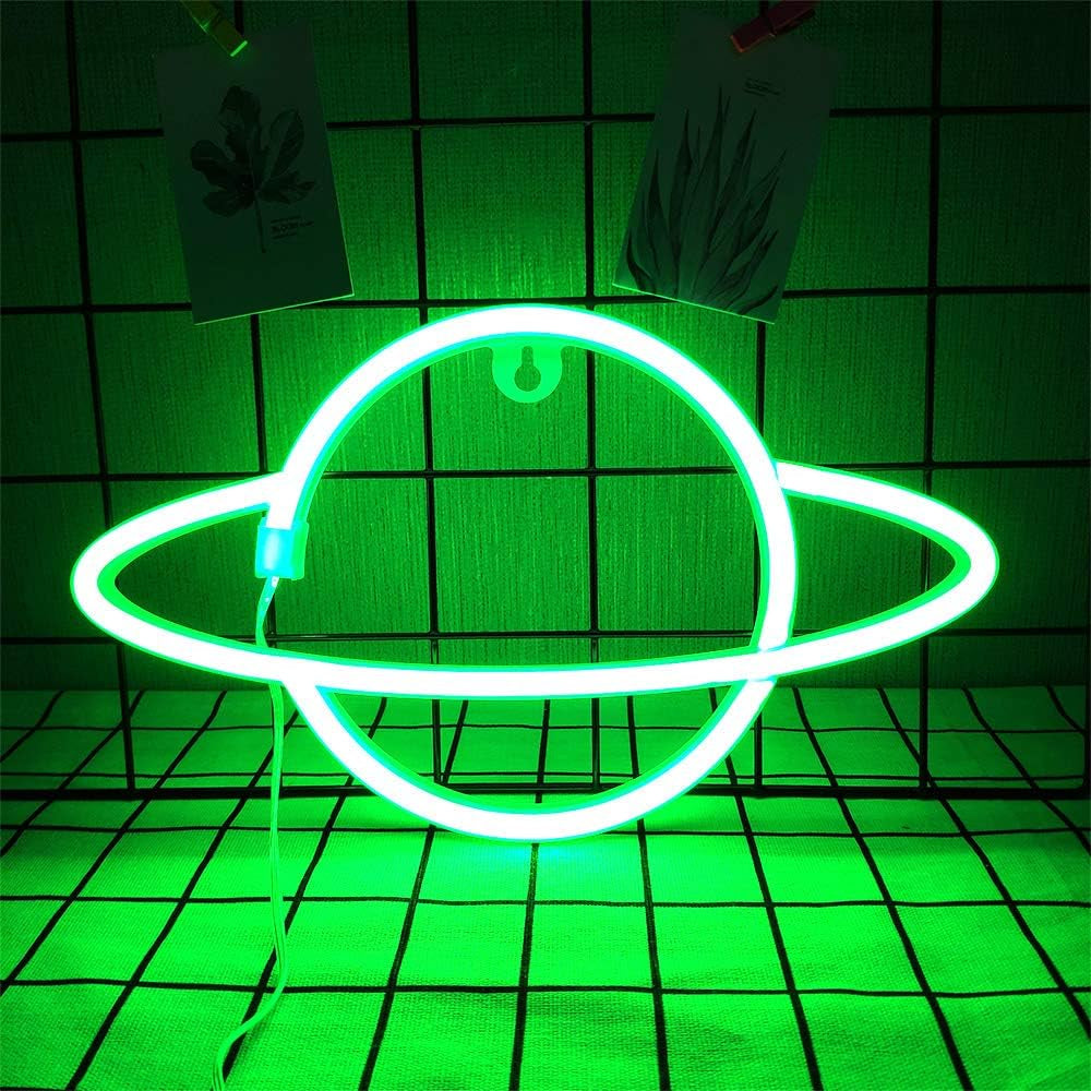 Planet Neon Sign
