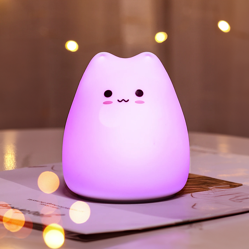 Happy Cat Silicone Lamp
