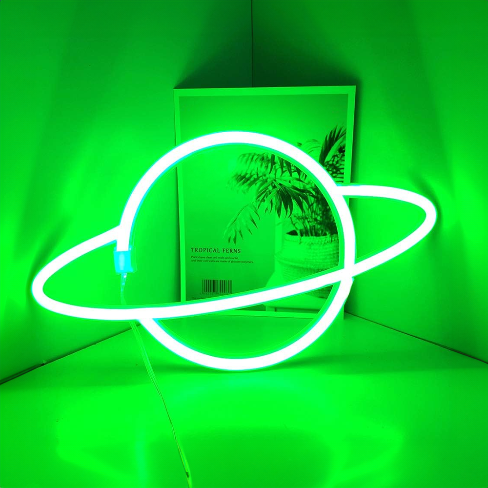Planet Neon Sign